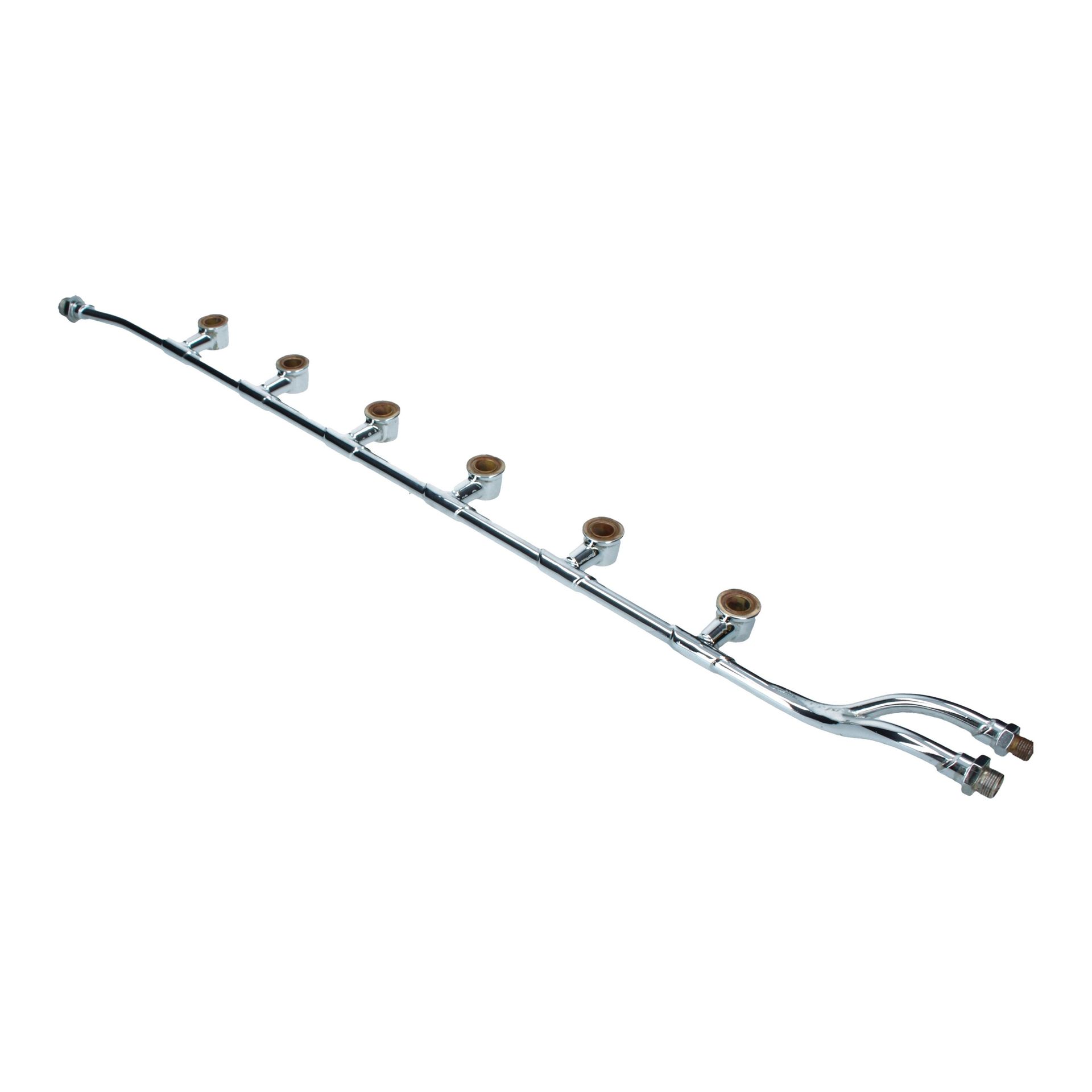 Fuel Rail 6 Carb 250 GTO/TR with Fuel Pressure Takeoff