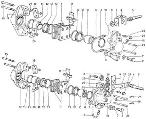 Calipers For Front And Rear Brakes