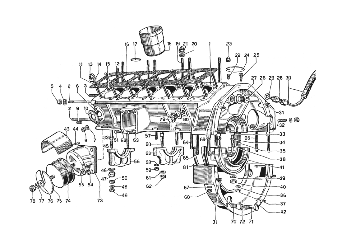 Schematic: Crankcase
