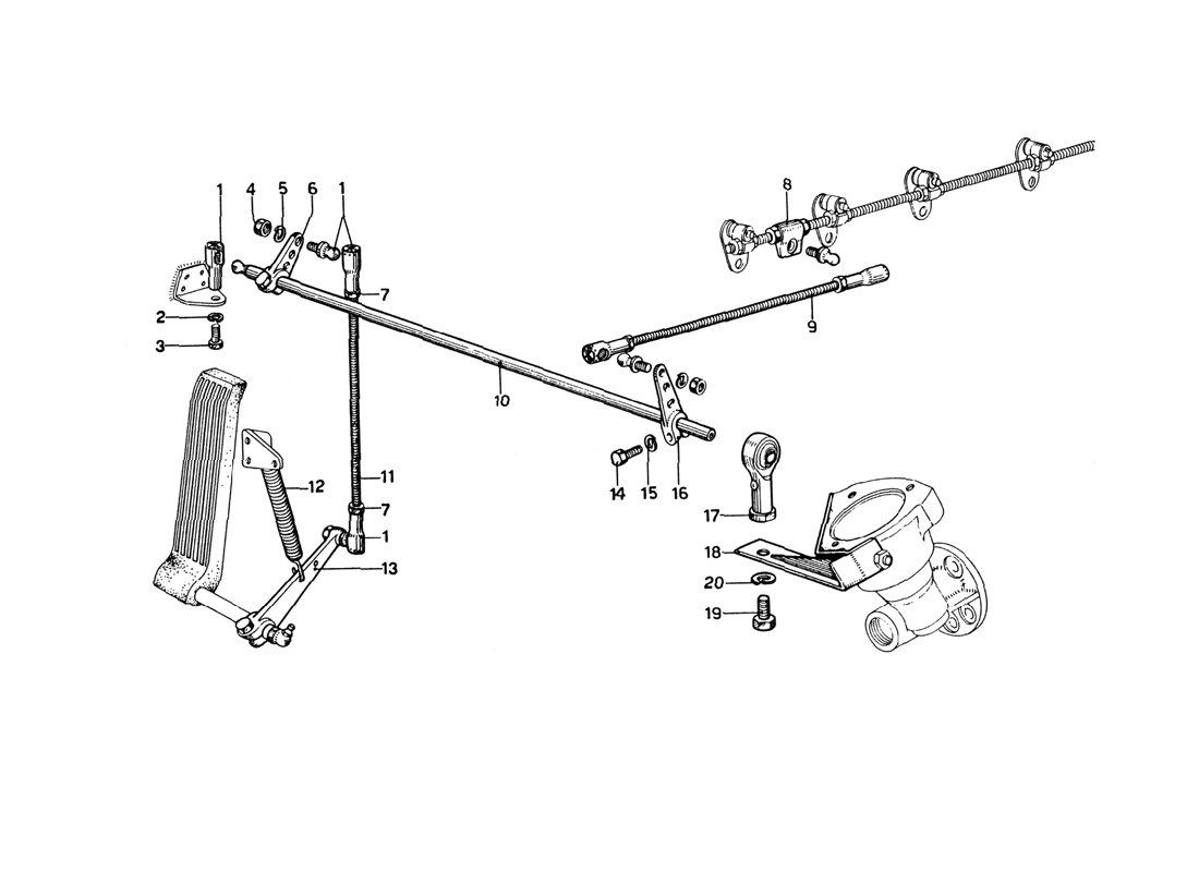 Schematic: Mechanic Throttle Control
