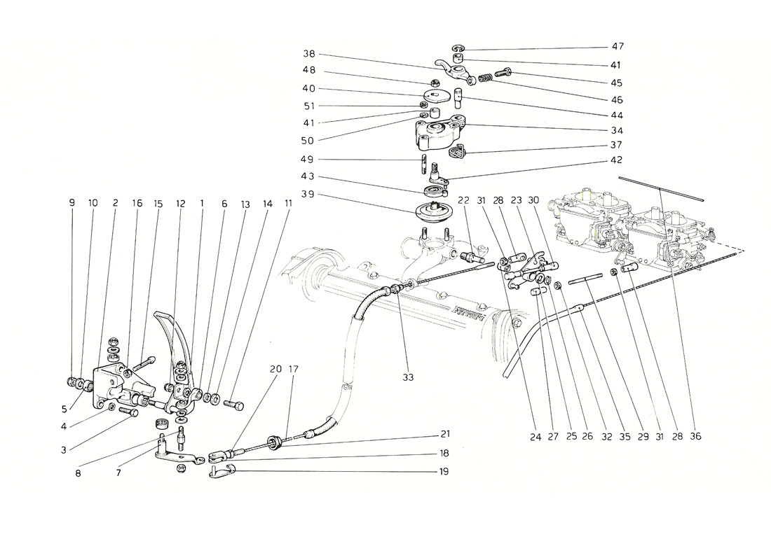 Schematic: Throttle Control (1 Distributor)