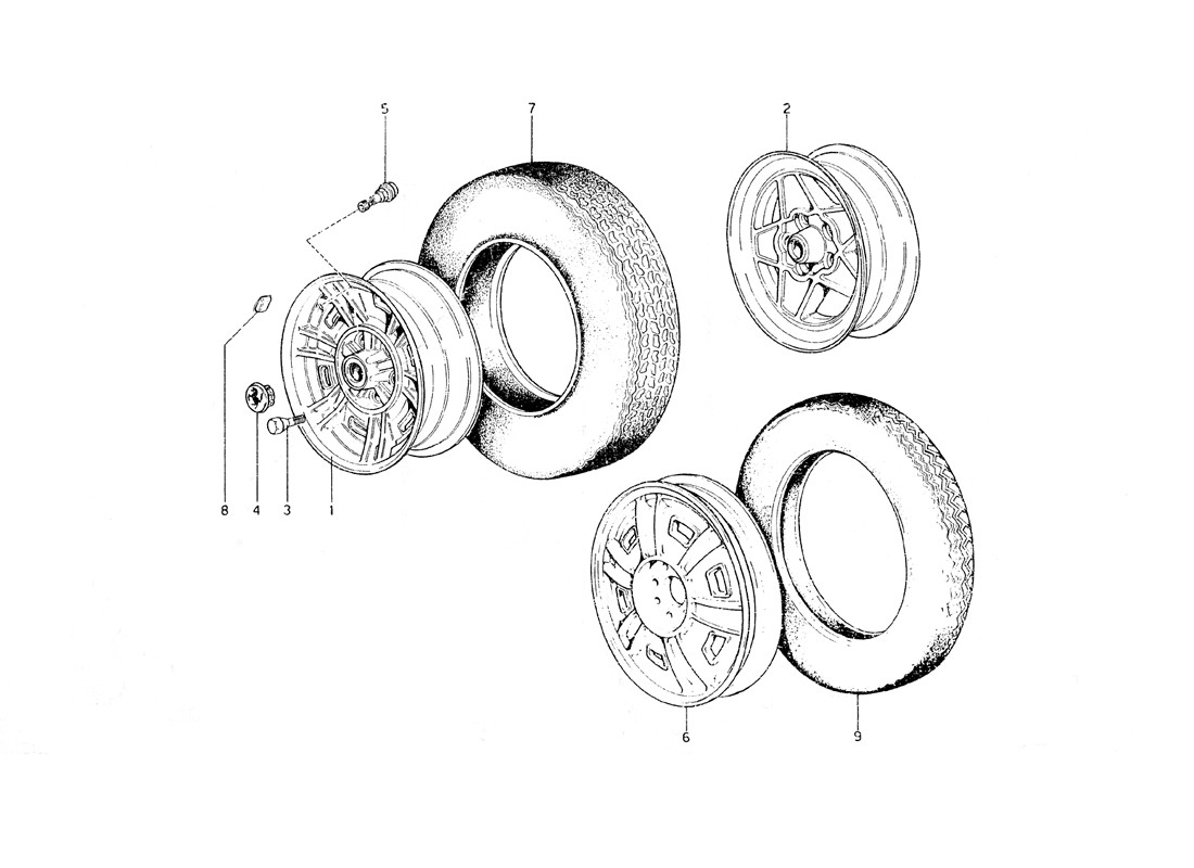 Schematic: Wheels