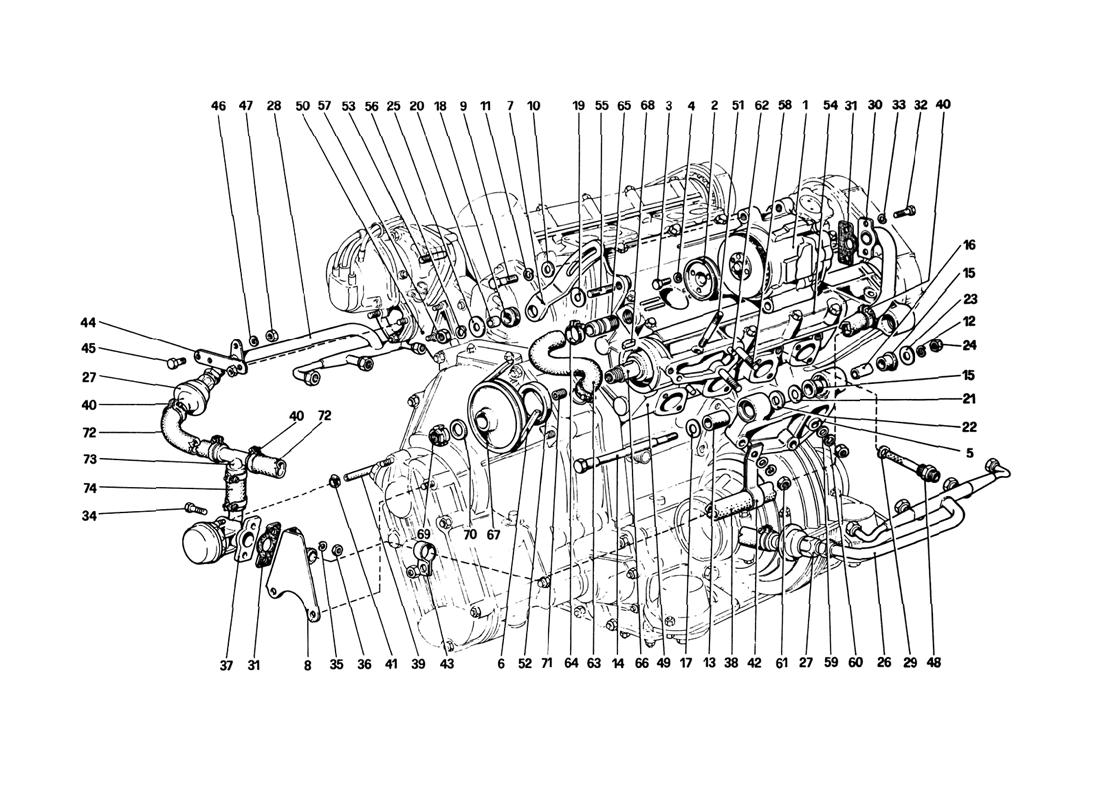 Schematic: Air Pump And Piping (Variants For Aus Version)