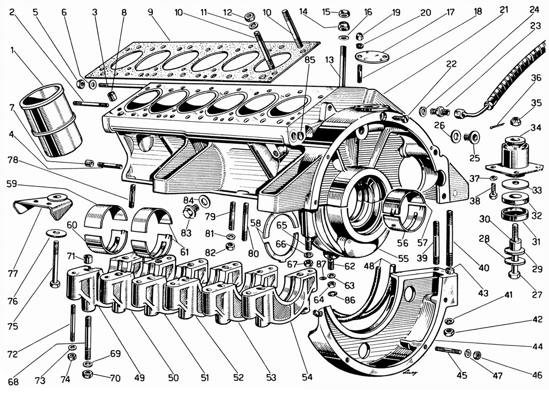 Schematic: Crankcase