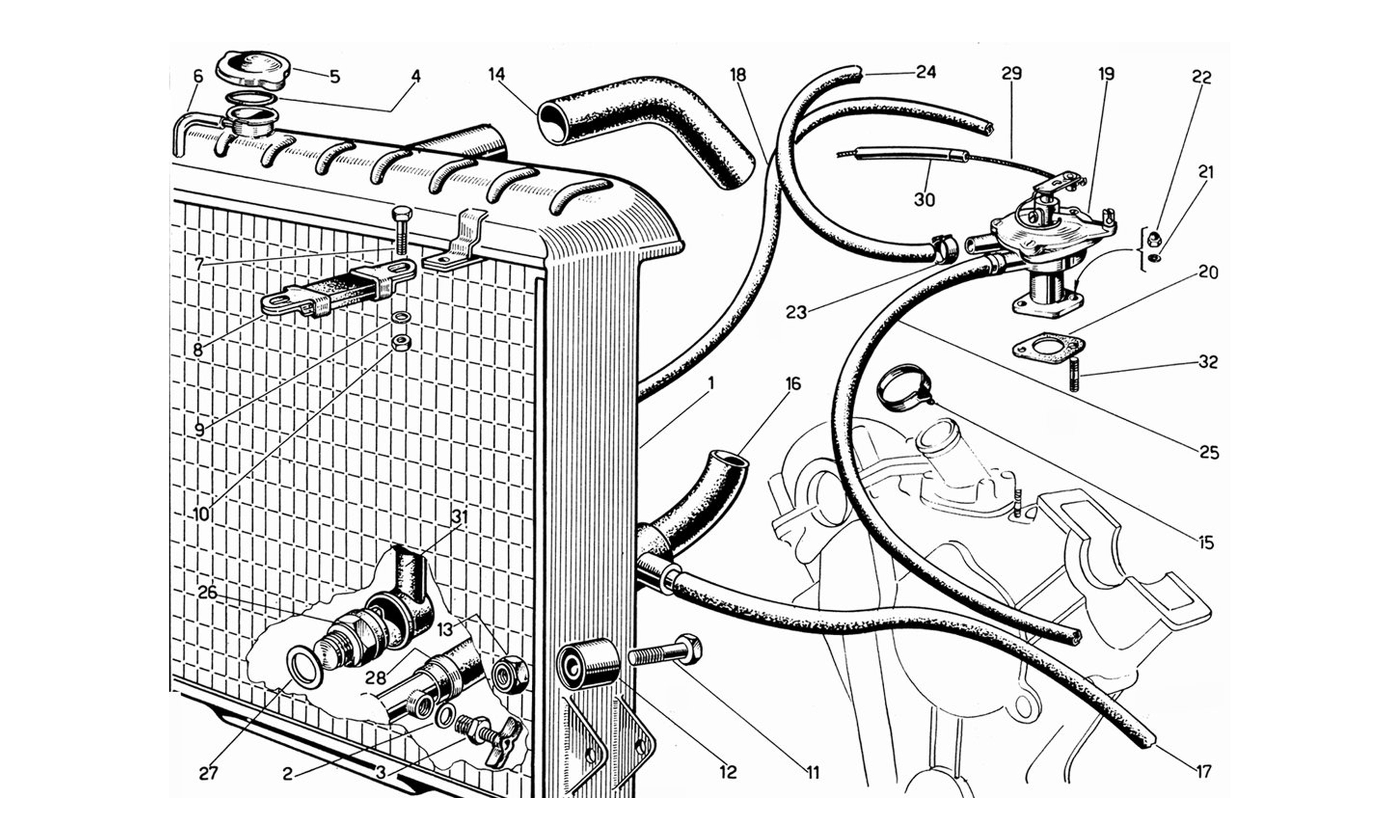 Schematic: Water Radiator