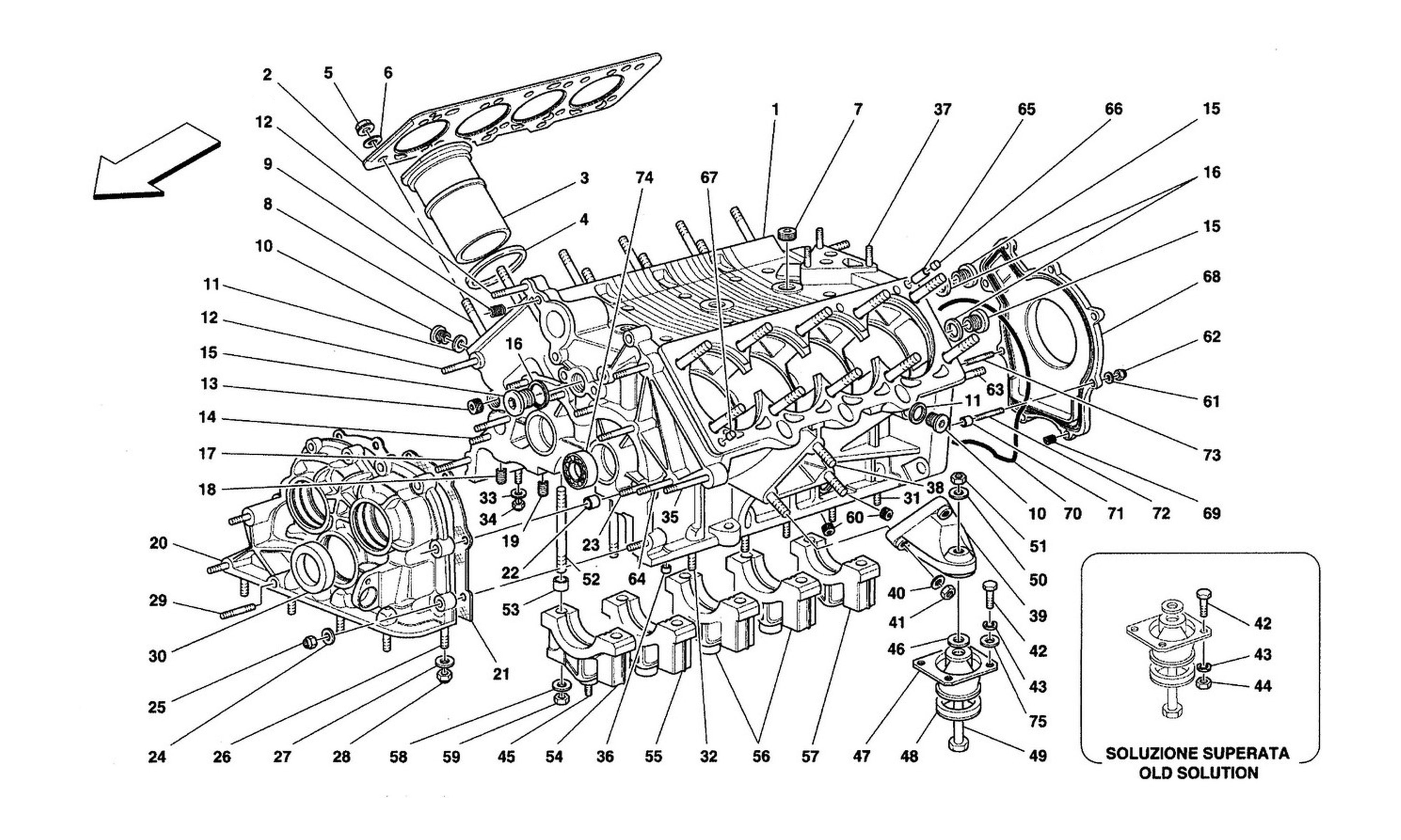 Schematic: Crankcase