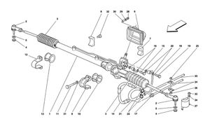 Hydraulic Steering Box -Valid For Steering Box With Power Steering Cars-