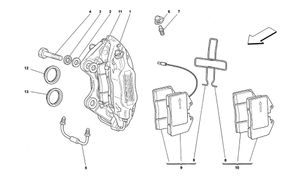 Calipers For Front And Rear Brakes