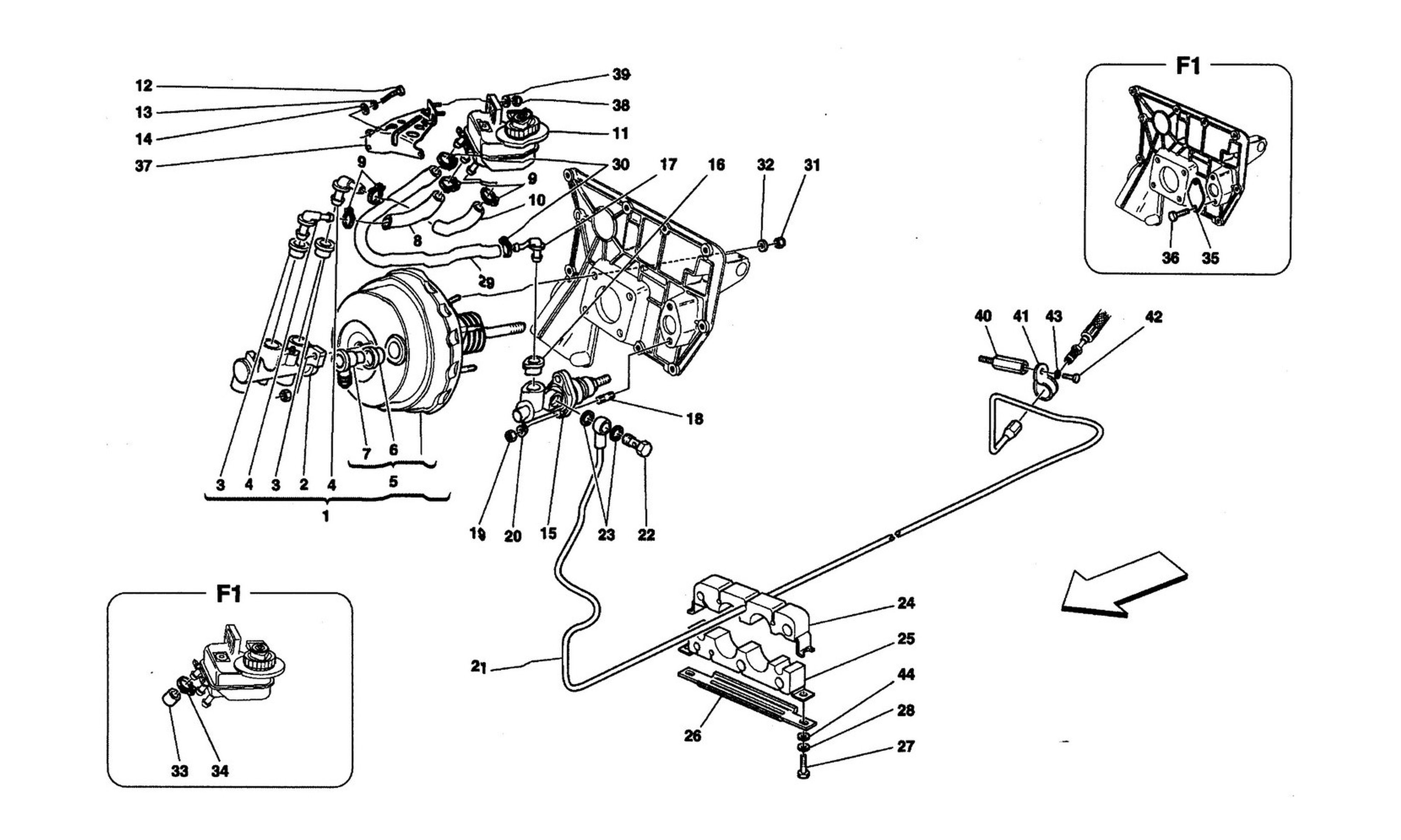 Schematic: Brakes And Clutch Hydraulic Controls -Valid For Rhd