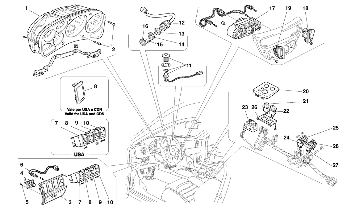Schematic: Dashboard Instruments