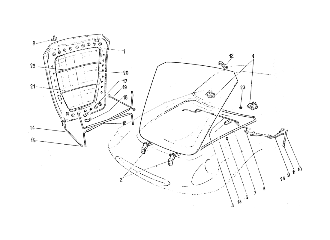 Schematic: Front Bonnet