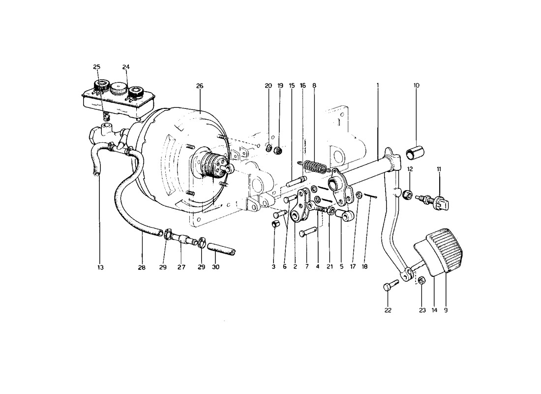 Schematic: Brakes Hydraulic Drive (400 Gt)