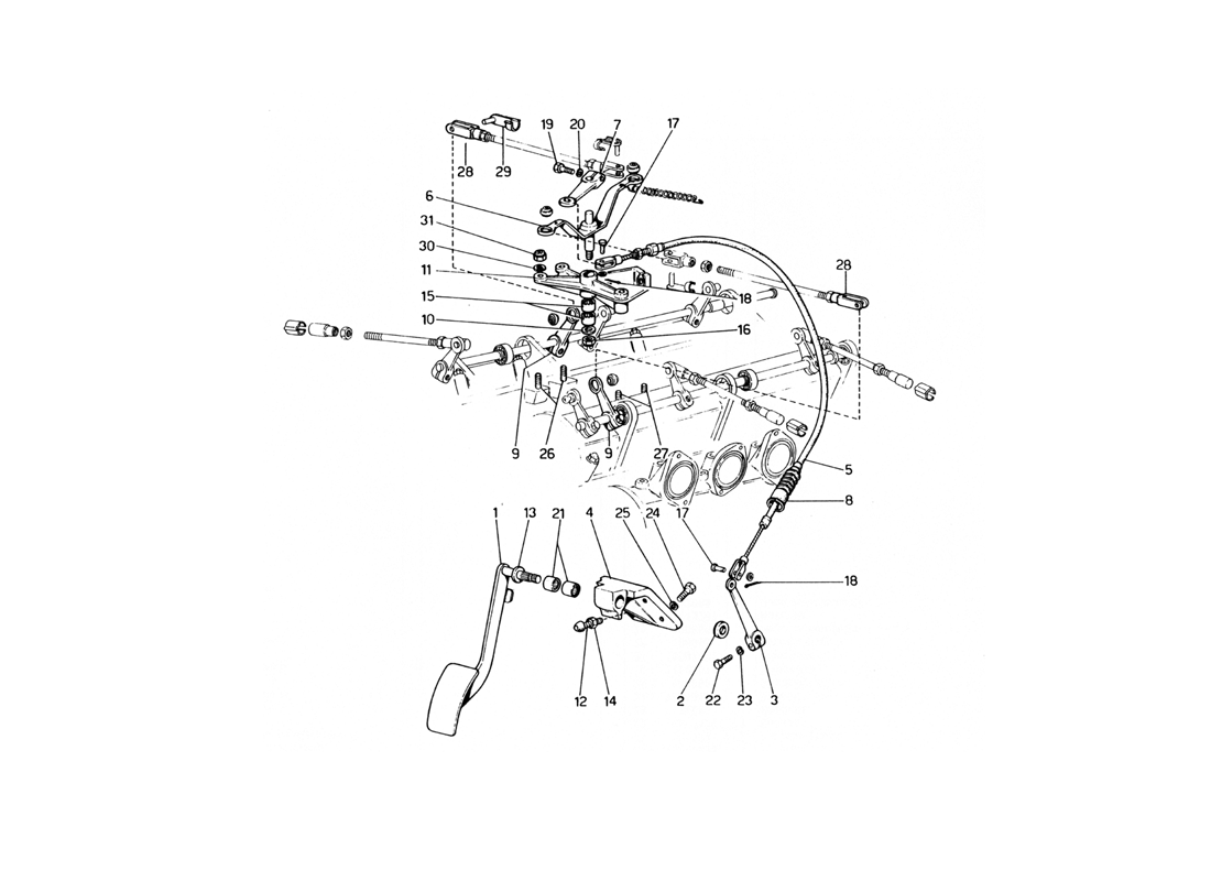Schematic: Throttle Control (Variants For Rhd Version)