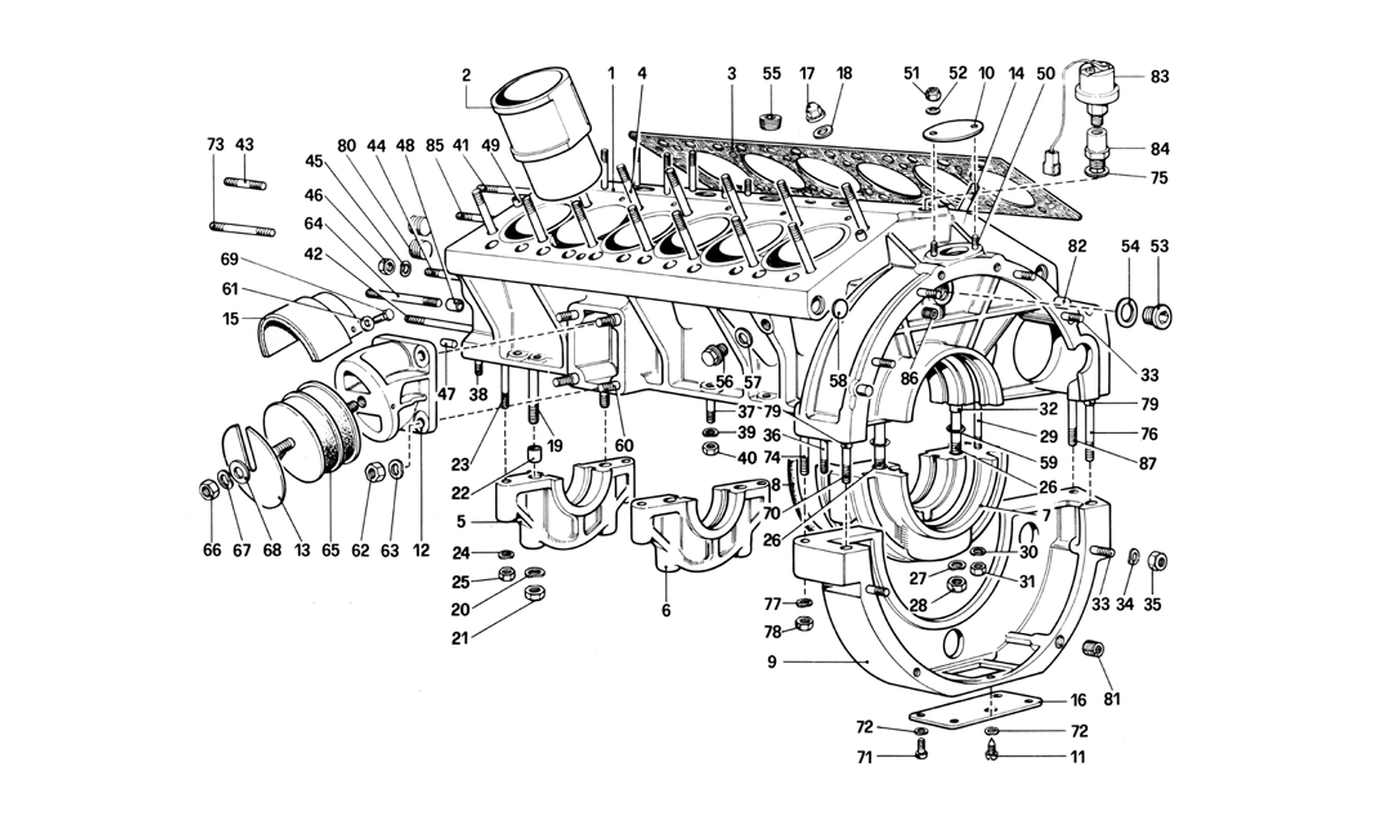 Schematic: Crankcase