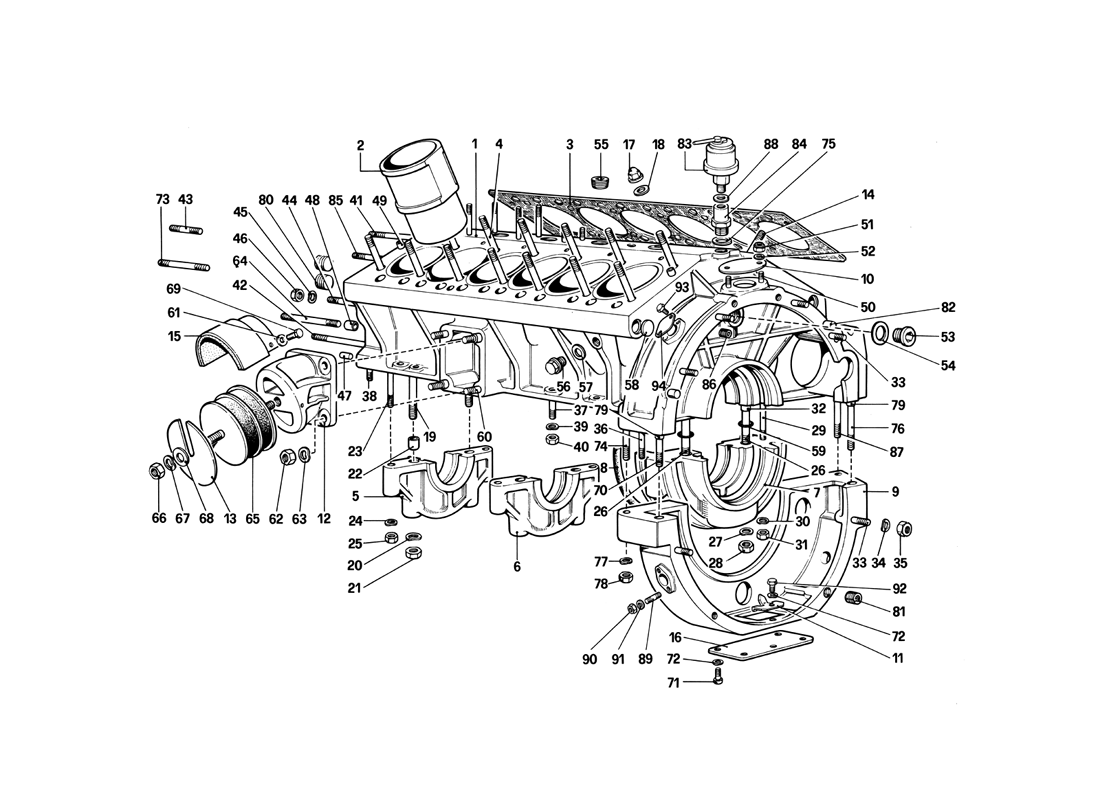 Schematic: Crankcase