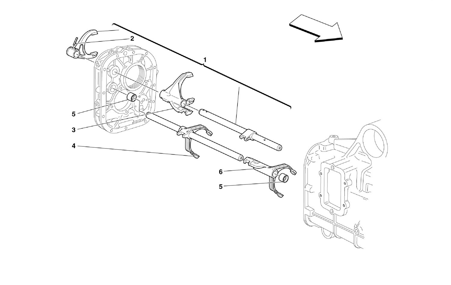Schematic: Inside Gearbox Controls