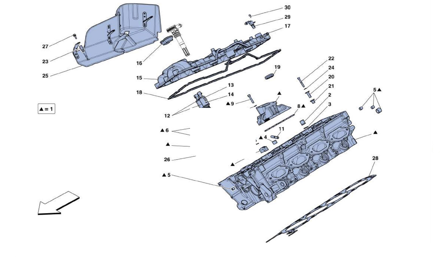 Schematic: Rh Cylinder Head