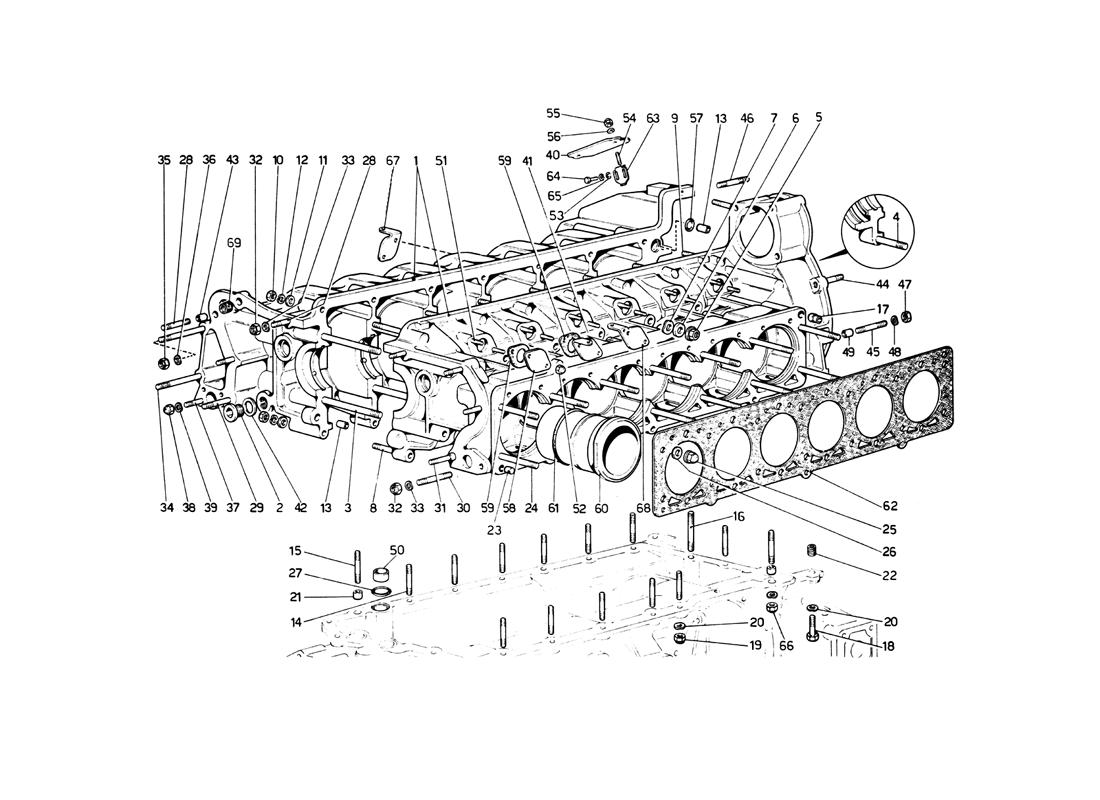 Schematic: Crankcase