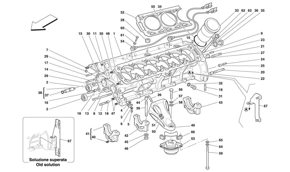 Schematic: Crankcase