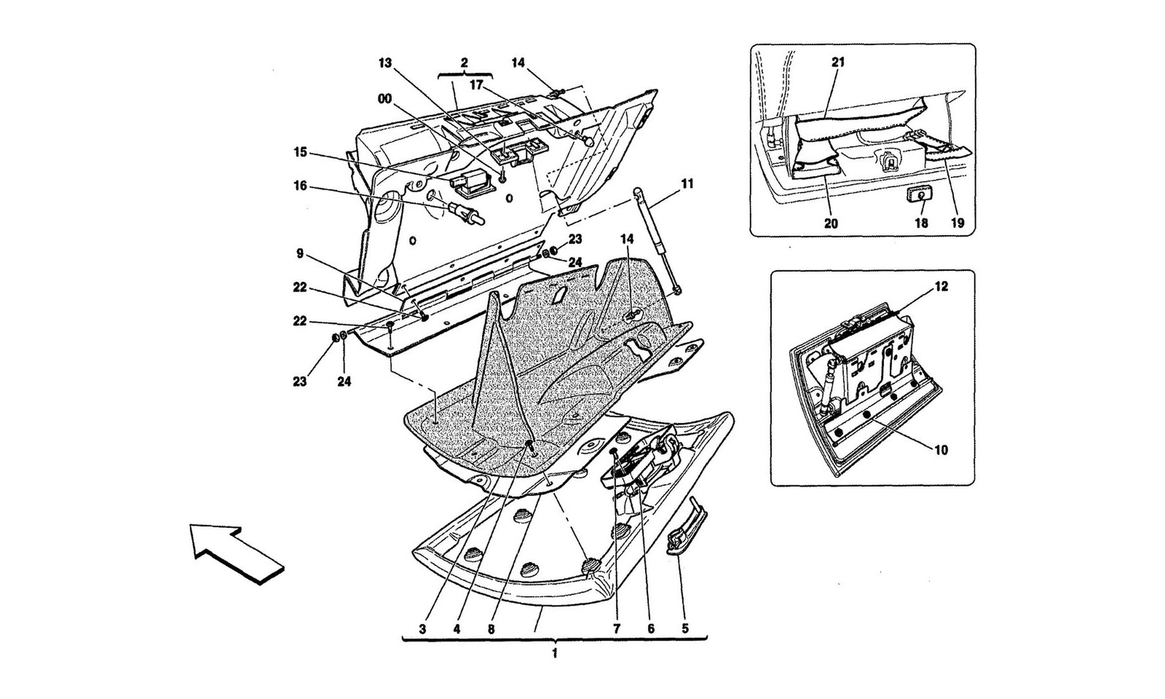 Schematic: Dashboard Drawer