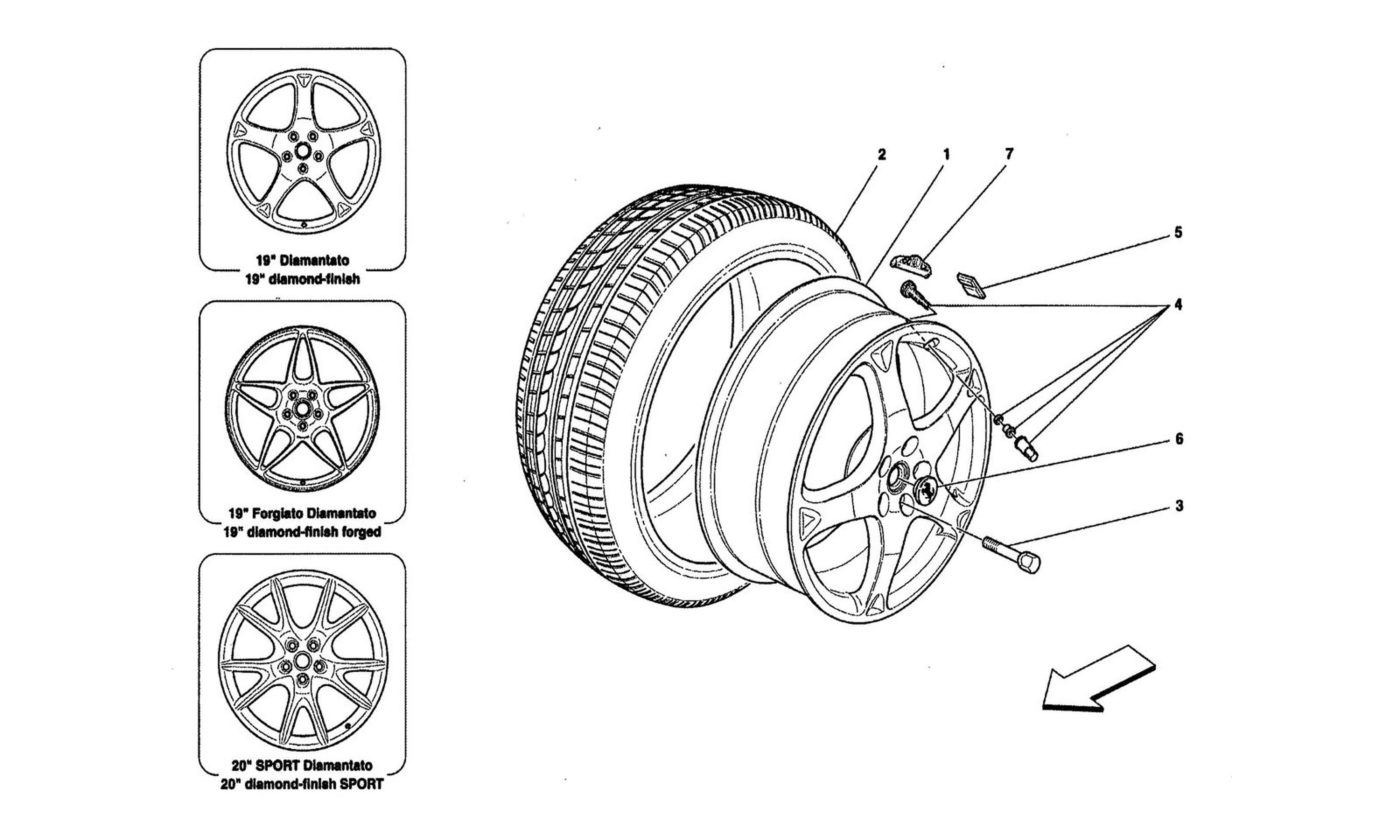Schematic: Wheels And Tyres
