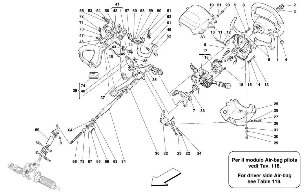 Schematic: Steering Column