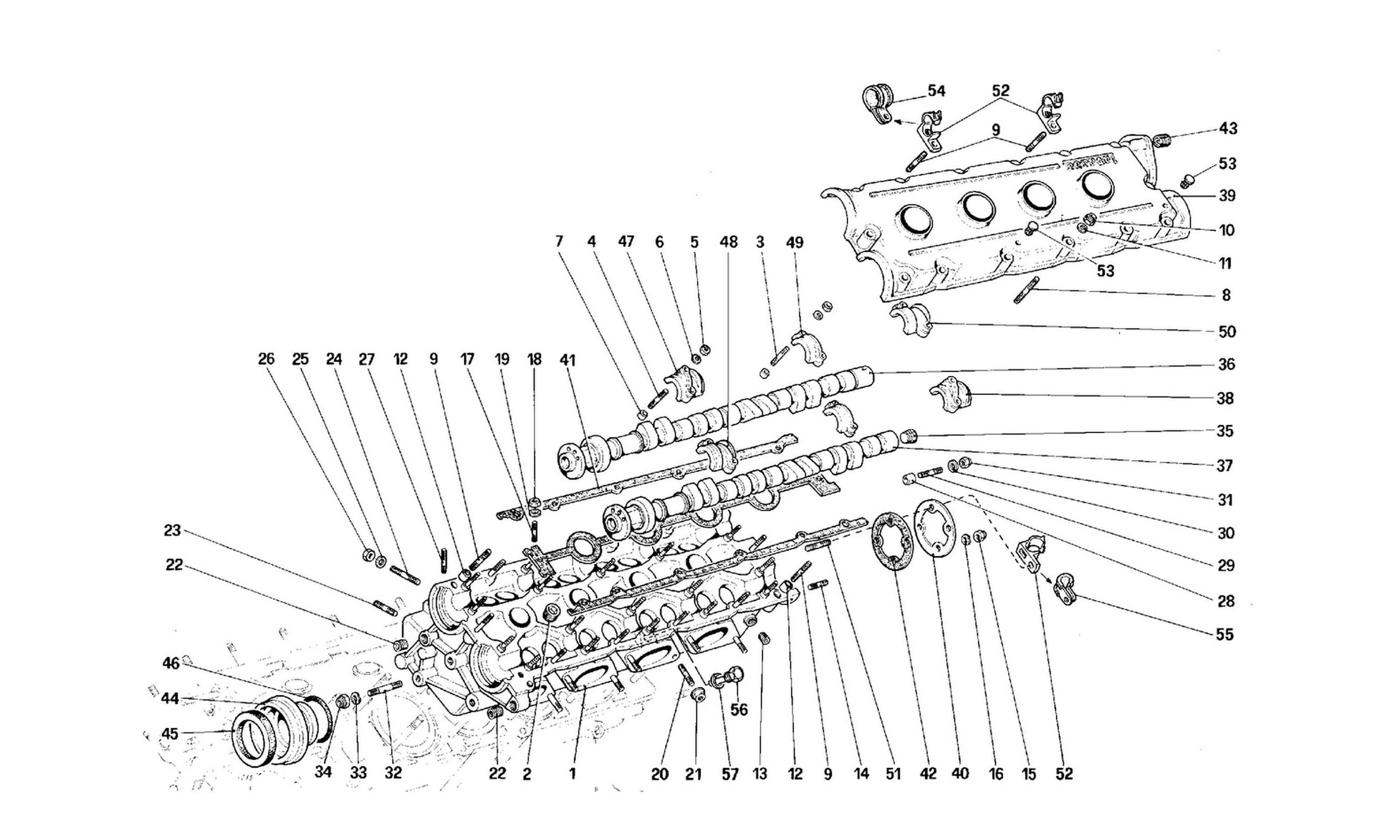 Schematic: L.H. Cylinder Head