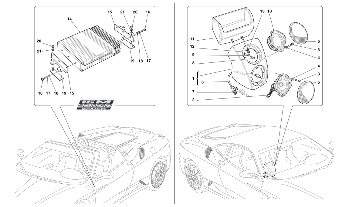 Schematic: Radio Amplifier System -Optional-