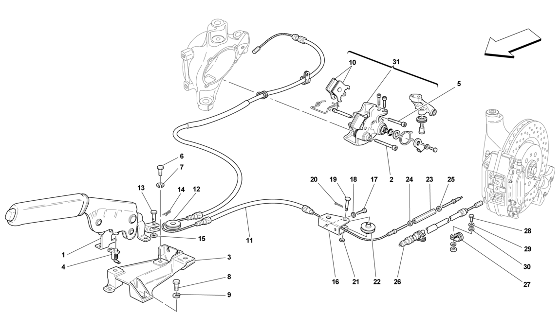 Schematic: Parking Brake Control