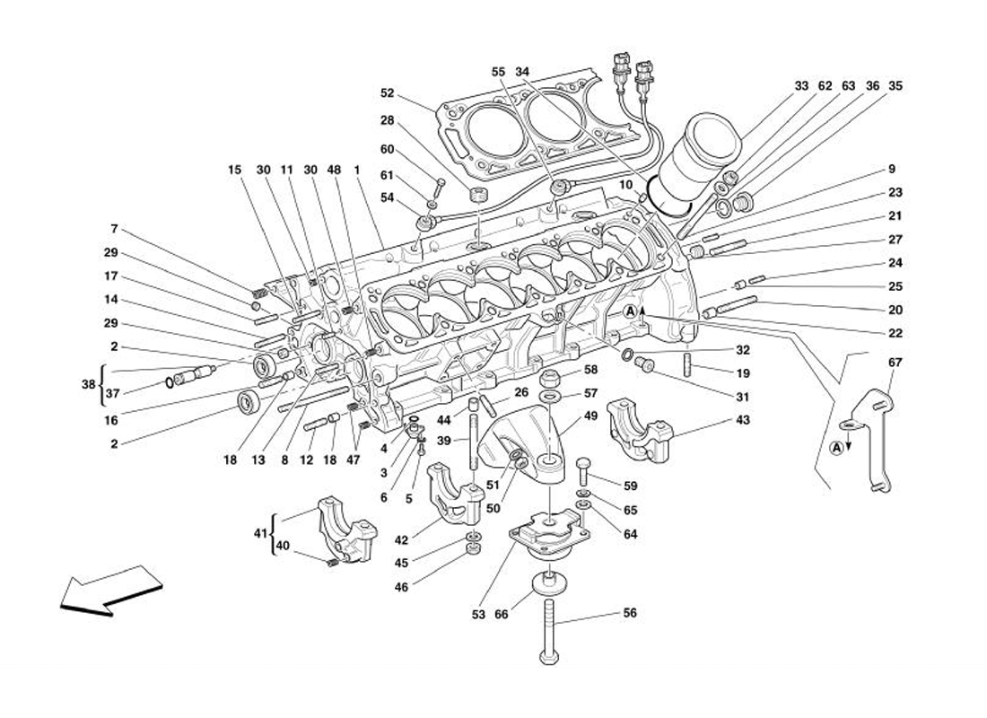 Schematic: Crankcase