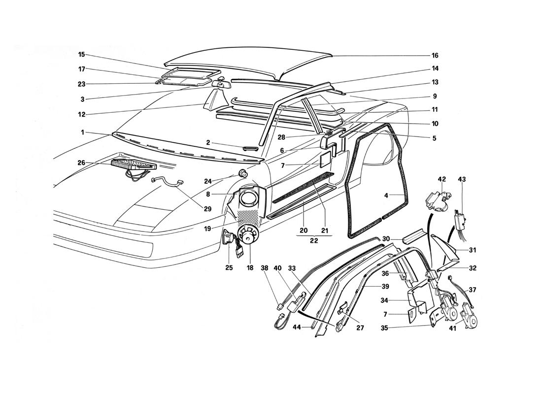 Schematic: Accessories And Trims