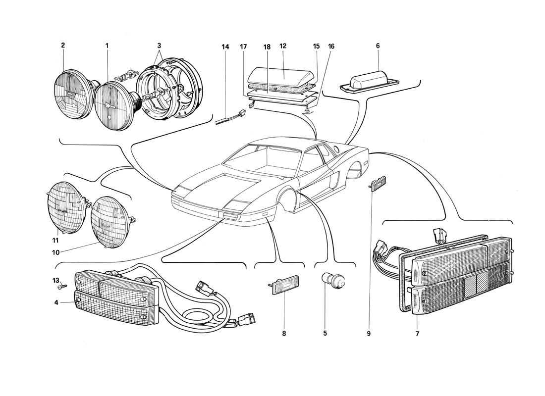 Schematic: Lamps